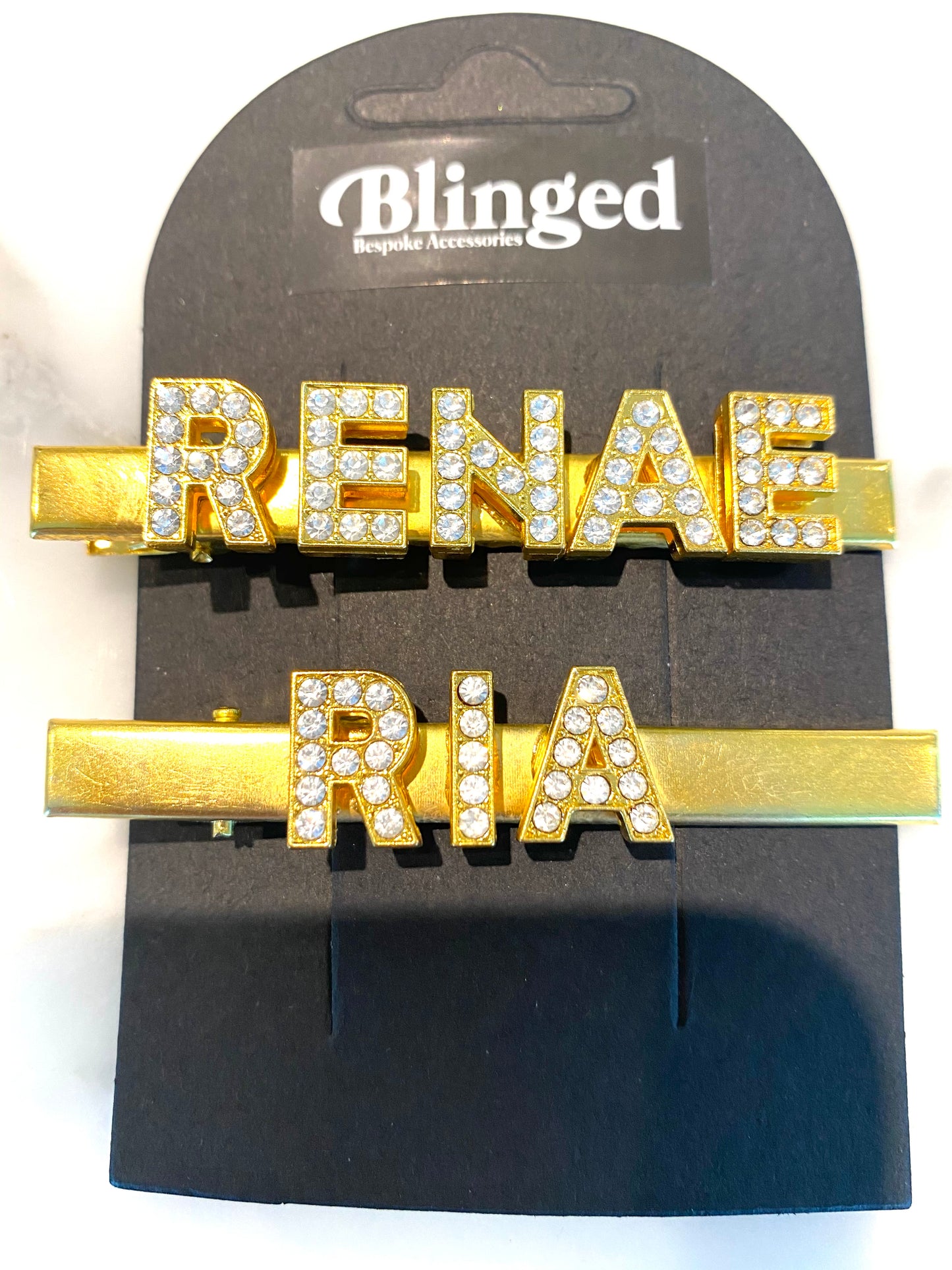 PERSONALISED HAIR CLIPS