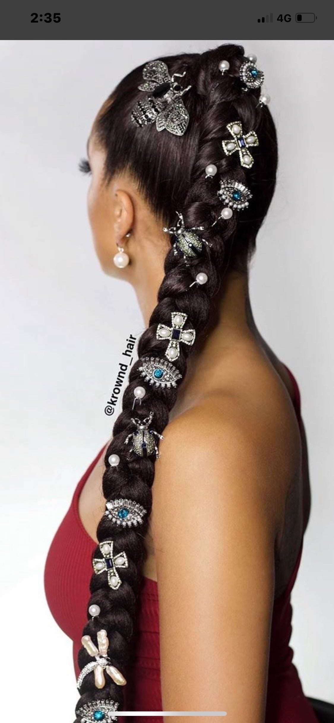 Hair brooches