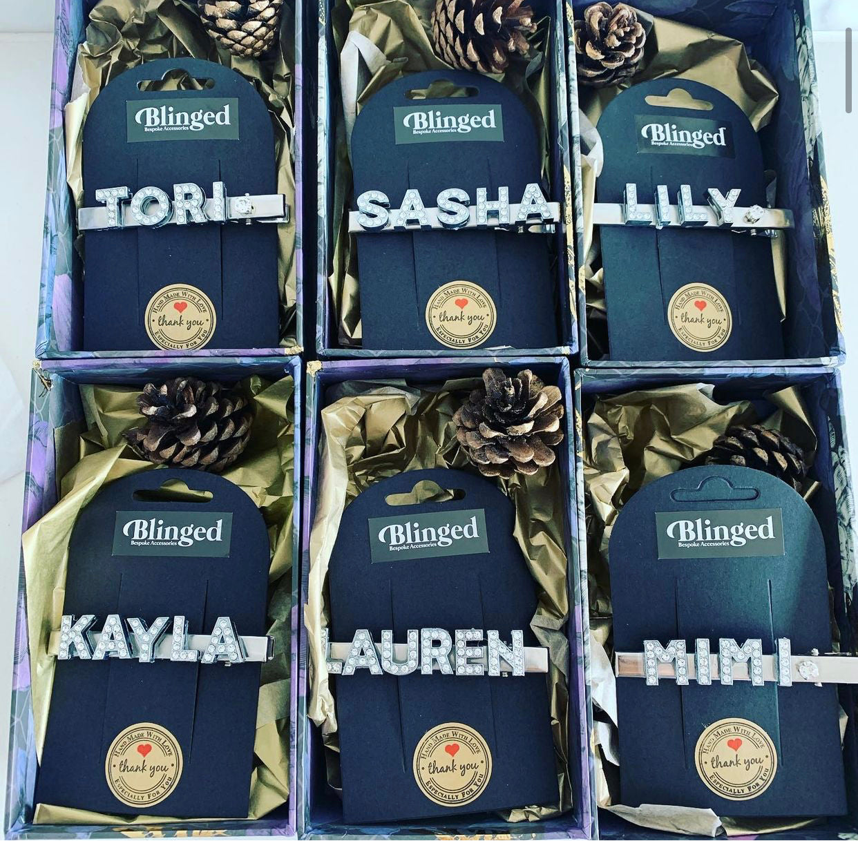 PERSONALISED HAIR CLIPS