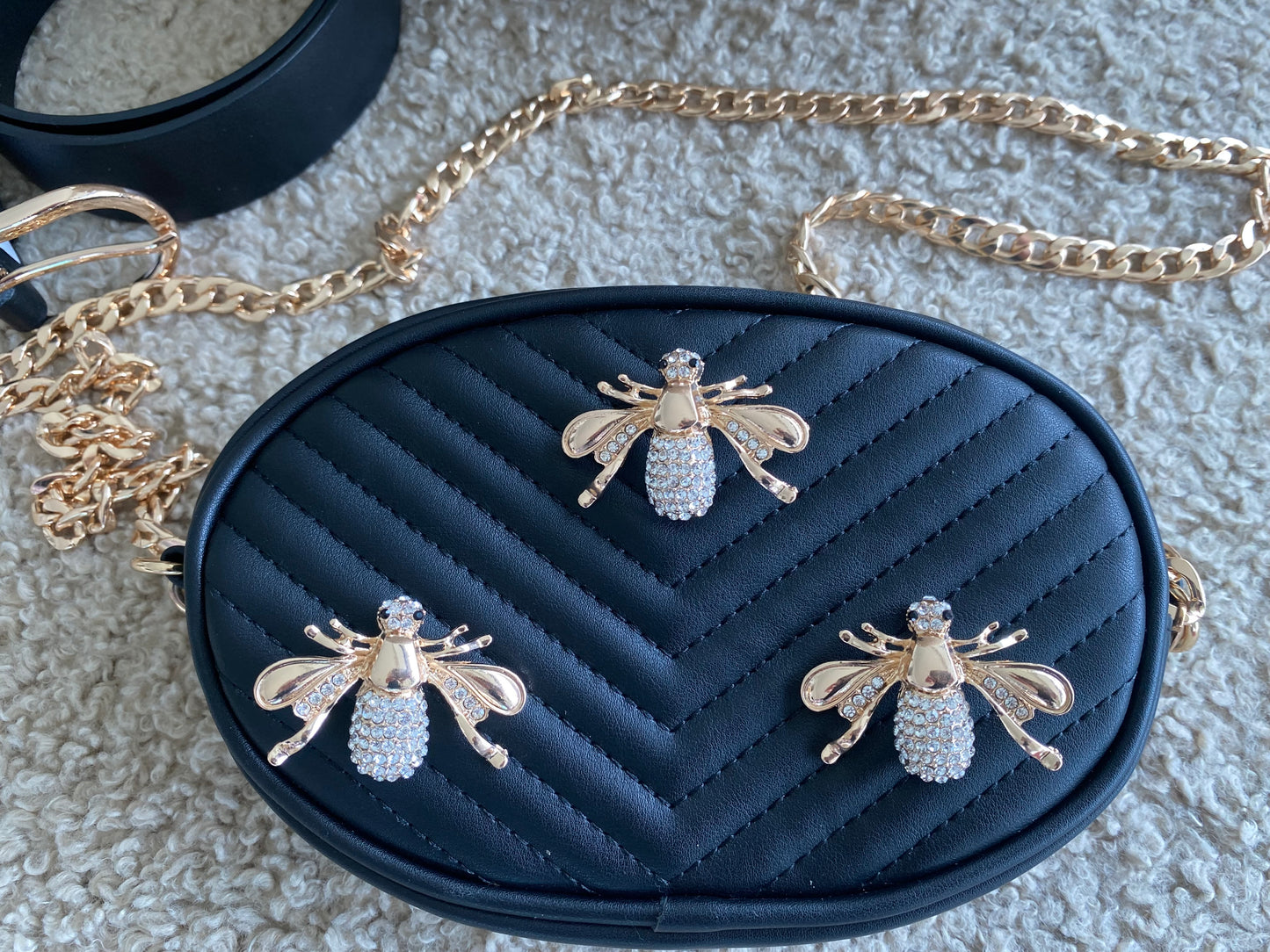 Multitasker - 6 ways to wear belt bag/bag with a choice of bee embellishments