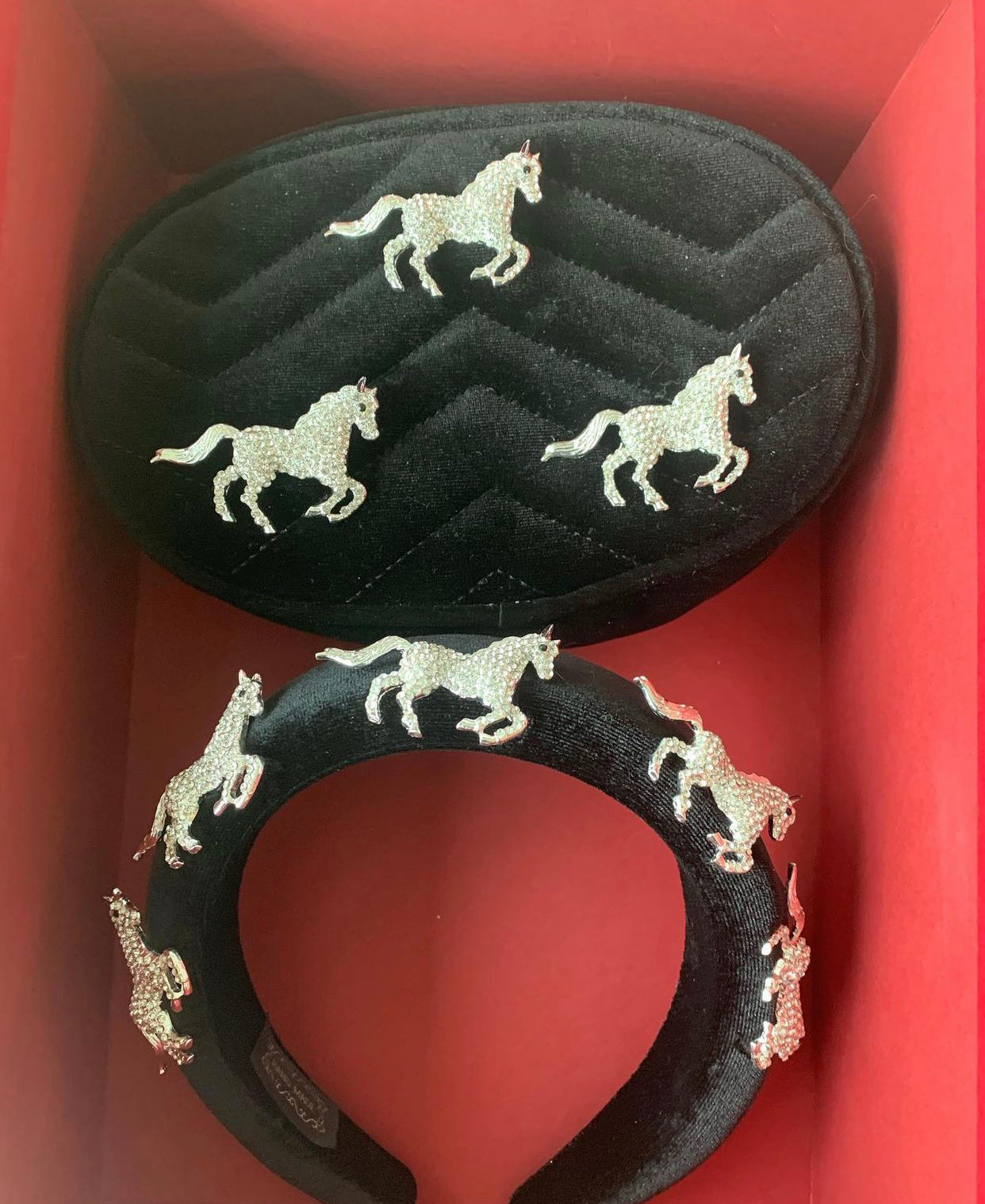 Crystal Horses Belt Bag