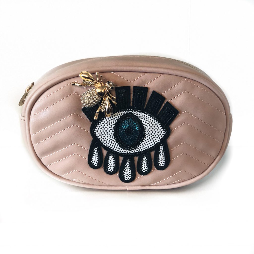 EVIL EYE VEGAN LEATHER BELT BAG