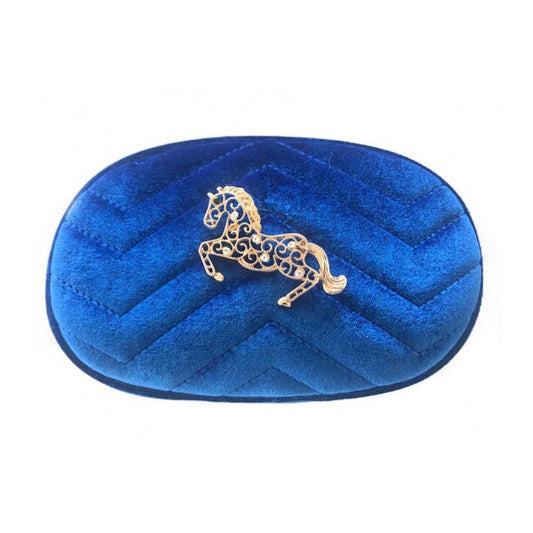 GOLDEN HORSE VELVET BELT BAG