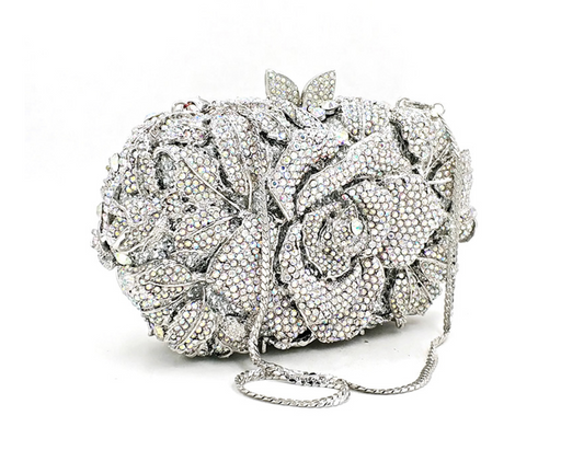 Crystal Rose clutch/bag