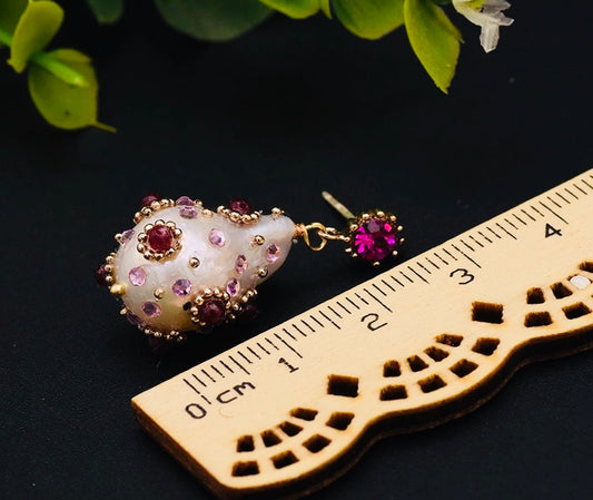 ‘Kimber’ Natural fresh water pearls