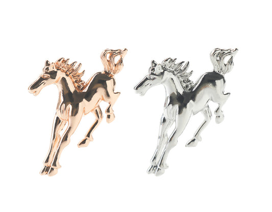 STALLION BROOCH (Silver or Gold)