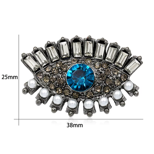 EVIL EYE PROTECTION BROOCH