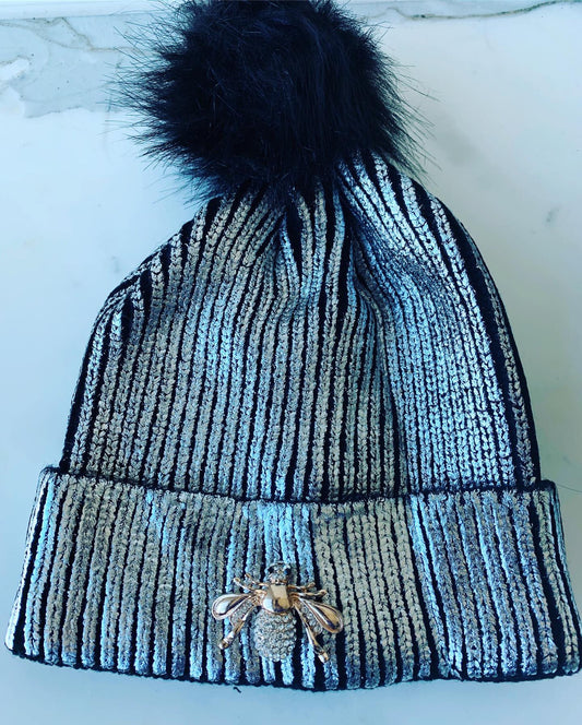 METALLIC BEANIE