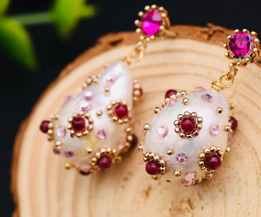 ‘Kimber’ Natural fresh water pearls