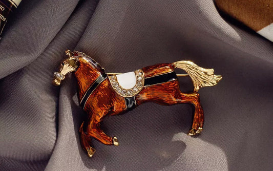 Enamel horse