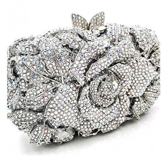 Crystal Rose clutch/bag